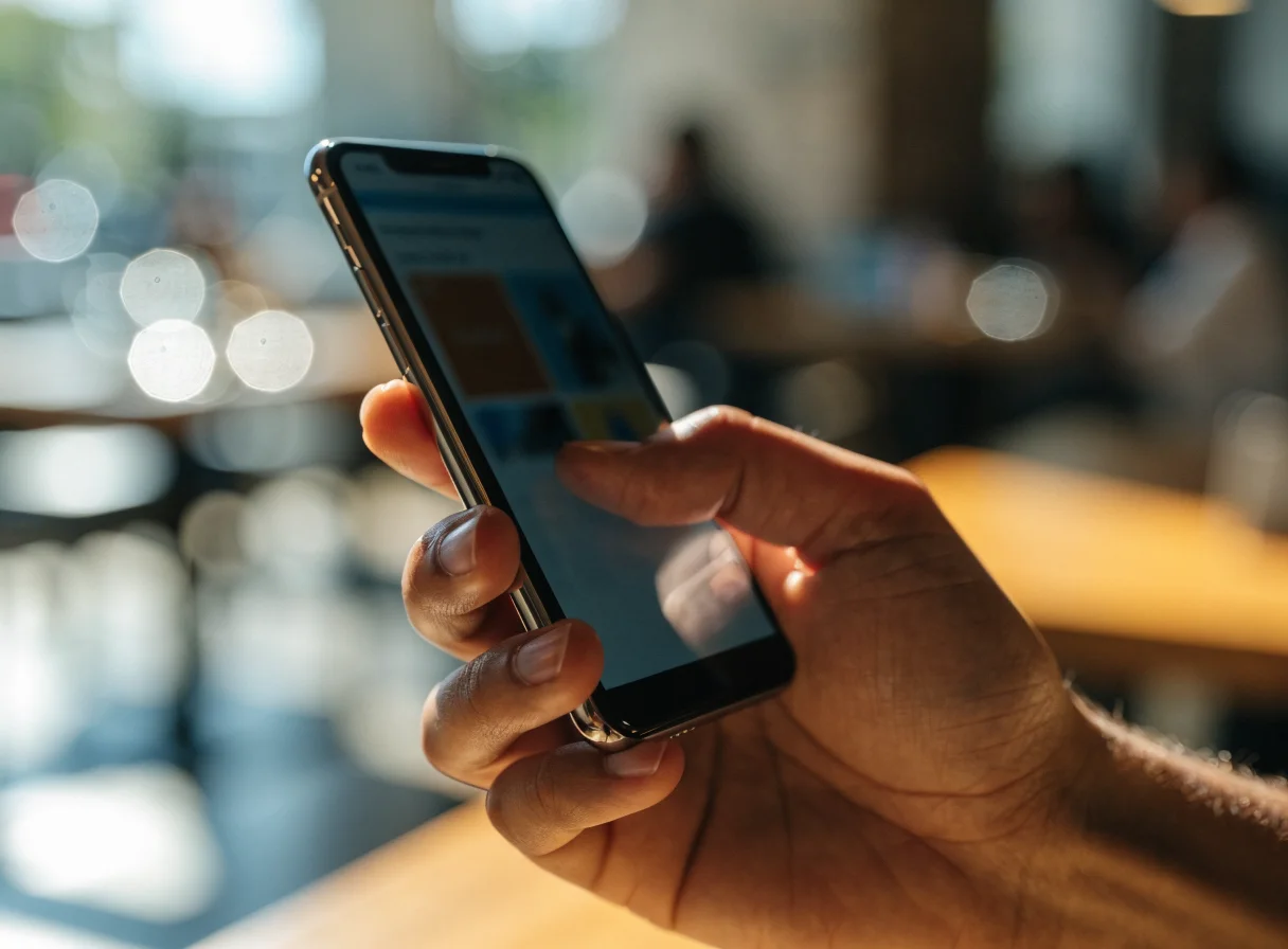 Emprendedor actualizando el contenido de su propia página web