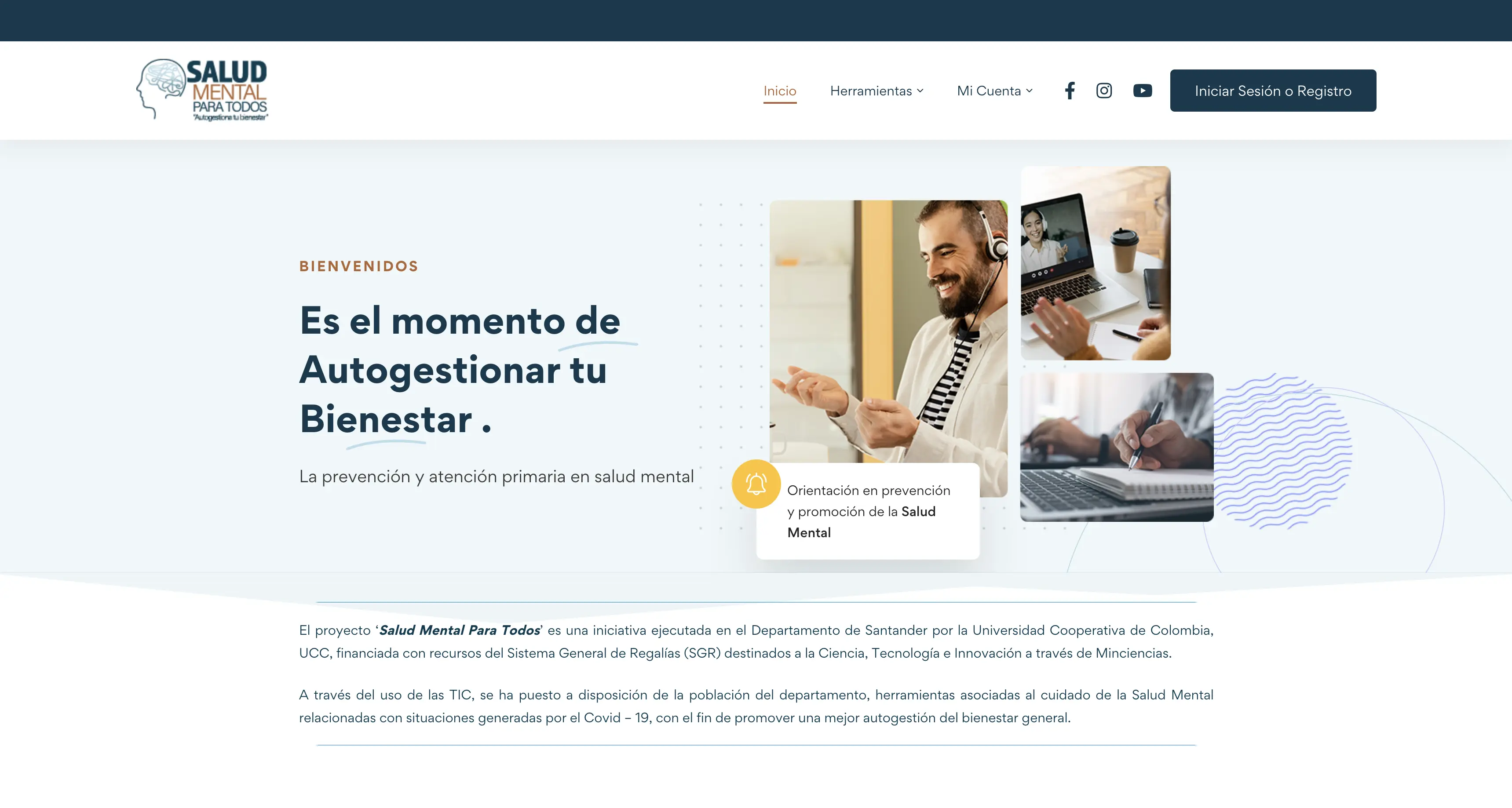 Desarrollo de Proyecto Salud Mental Para Todos!