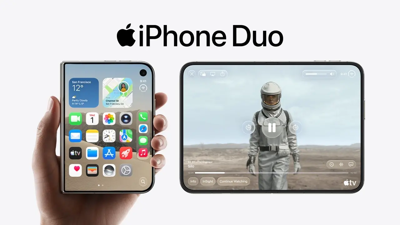 Diseño web para celulares plegables: llegó el iPhone Duo
