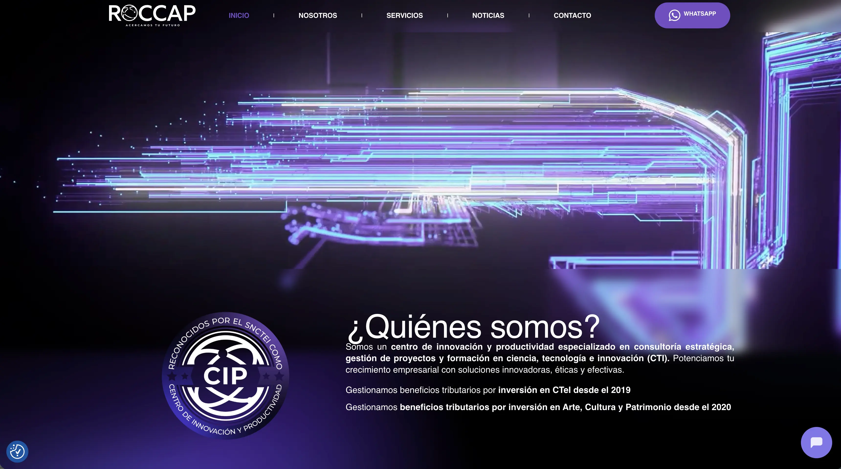 Plataforma Web y proyecto ROCCAP